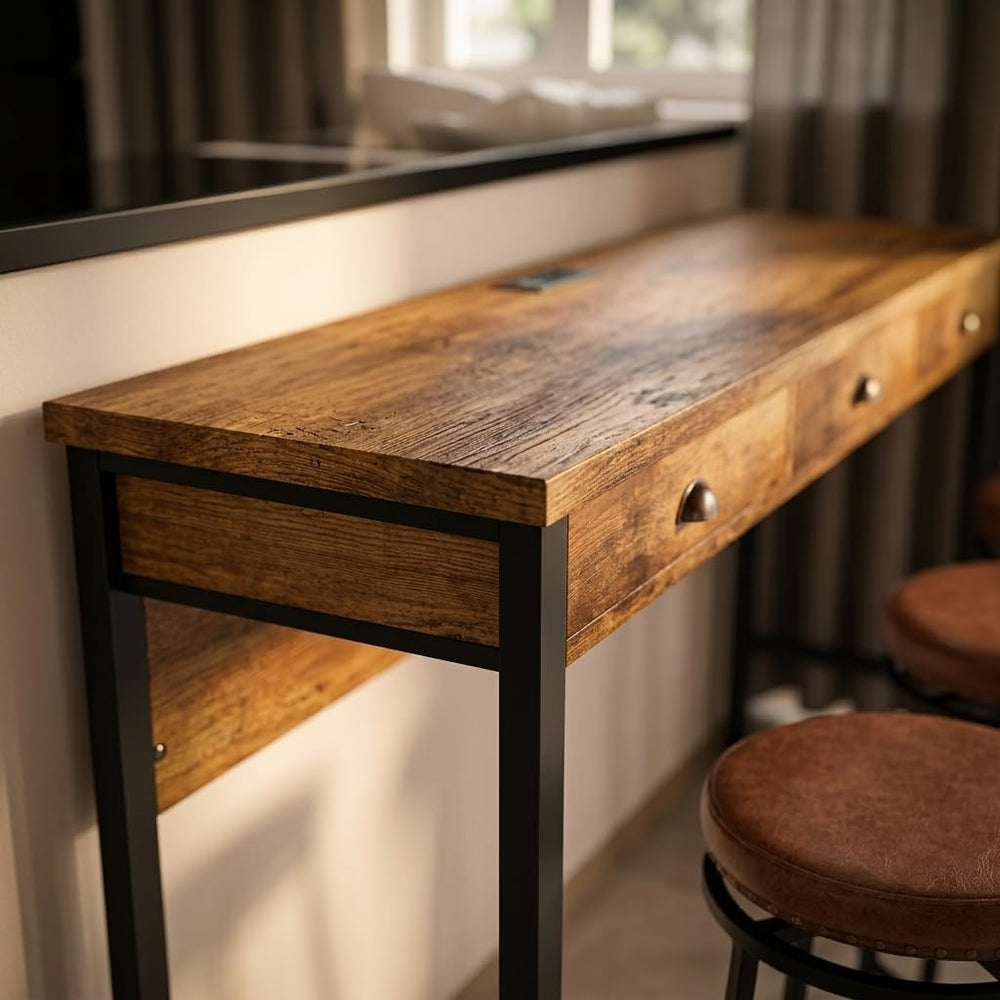 Dining Table with Built in Power Outlets Long Kitchen Island