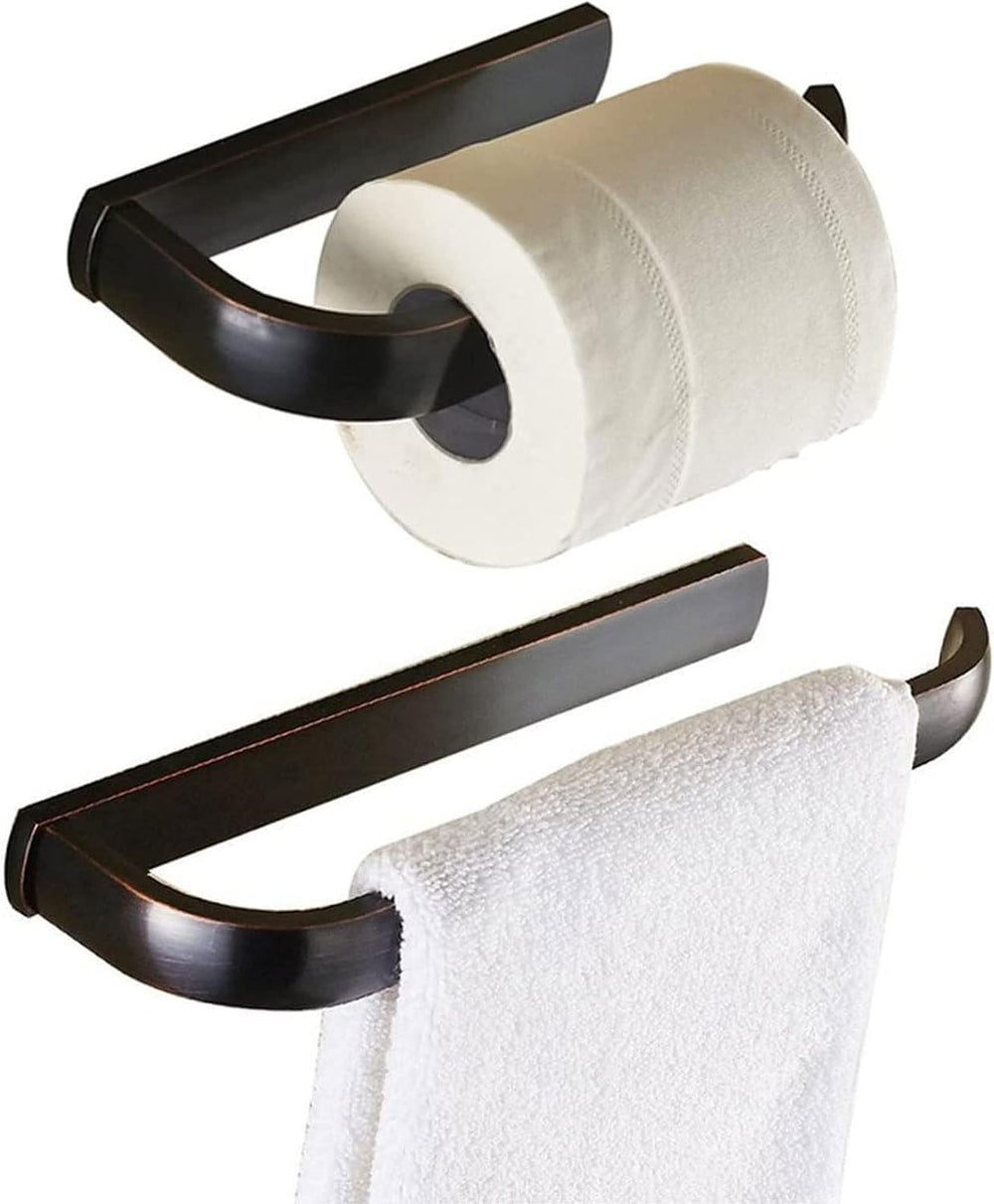BigBig Home Bronze Toilet Paper Holder, Oil Rubbed Towel Holder Bathroom Towe...