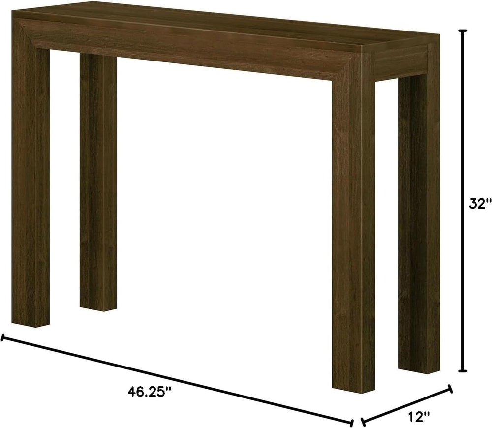 Plank+Beam Modern Console Table, 46 Inch, Walnut