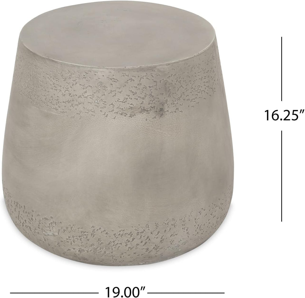 Modern Unique Design Side Table Indoor Outdoor Accent Table,Weatherproof Magn...