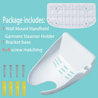 Ironing Board Hanger Wall Mount for Clothes for Conair Handheld Garment Steamer，for Laundry Rooms Storage Organizer,Garment Steamer Stand Compatible with Conair GS59X、GS59B Models (Black)