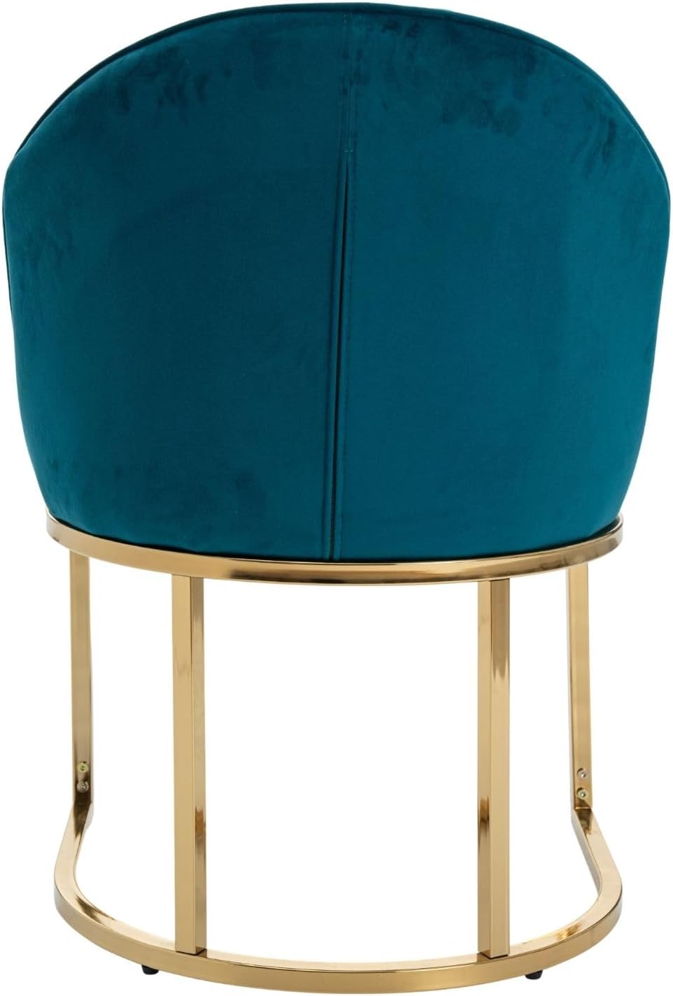 Hyfirm Modern Dining Chairs Set of 4, Velvet Teal Upholstered Kitchen Chairs ...