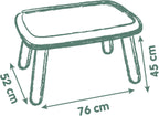 Smoby Life Kid Table for Indoor and Outdoor Use Anti-UV Treated Recycled Material from 18 Months Made in France