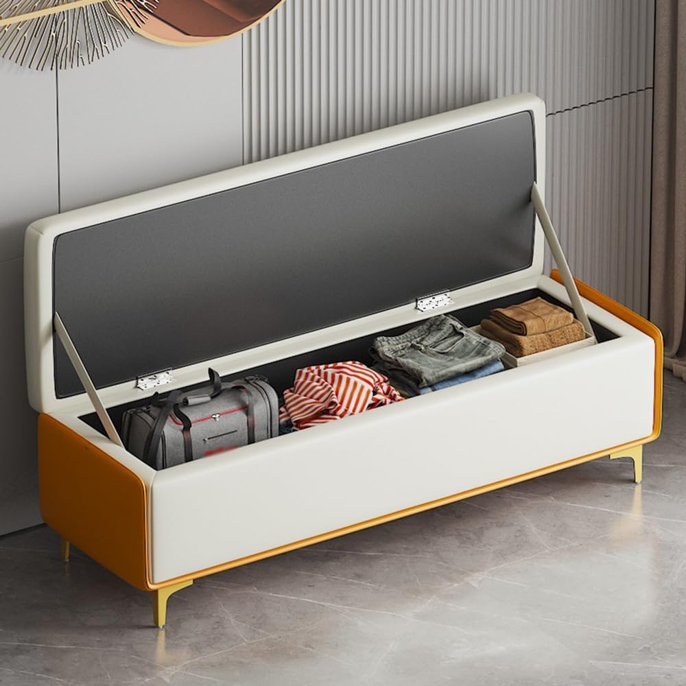 Modern Bed End Stool Bedroom Shoe Changing Entrance Bench Clothing Store Cloa...