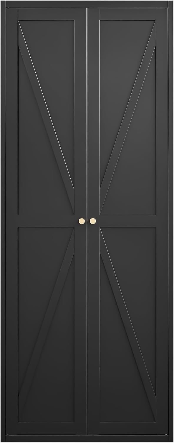 71" Tall Metal Kitchen Pantry Cabinet with 2 Doors and 4 Adjustable Shel...