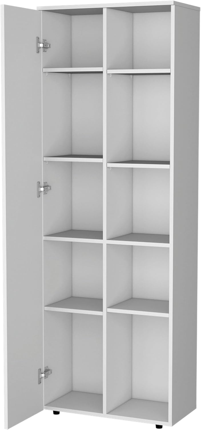 White 1 Door Kitchen Pantry