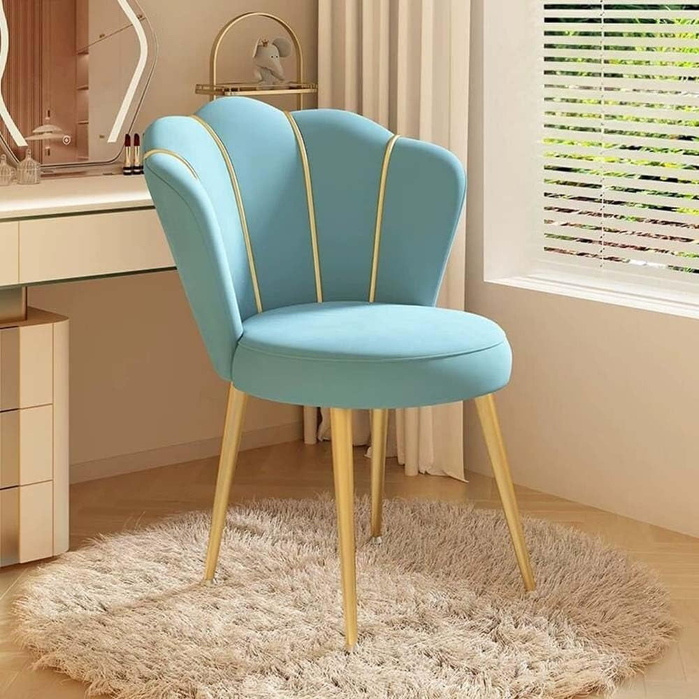 Etlegor Vanity Chair for Makeup Room, Midcentury Modern Makeup Chairs with Ba...