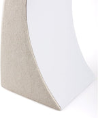 Oirlv Linen Necklace Display Bust 3D Necklace Organizer Jewelry Display Holder (H-13.38inches)