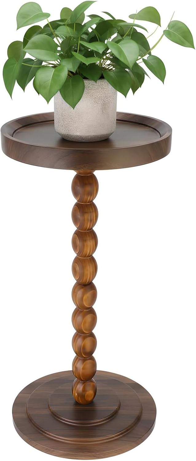 Small Round Side Table, C Table End Tables for Sofa, Sofa Round Tables for Li...