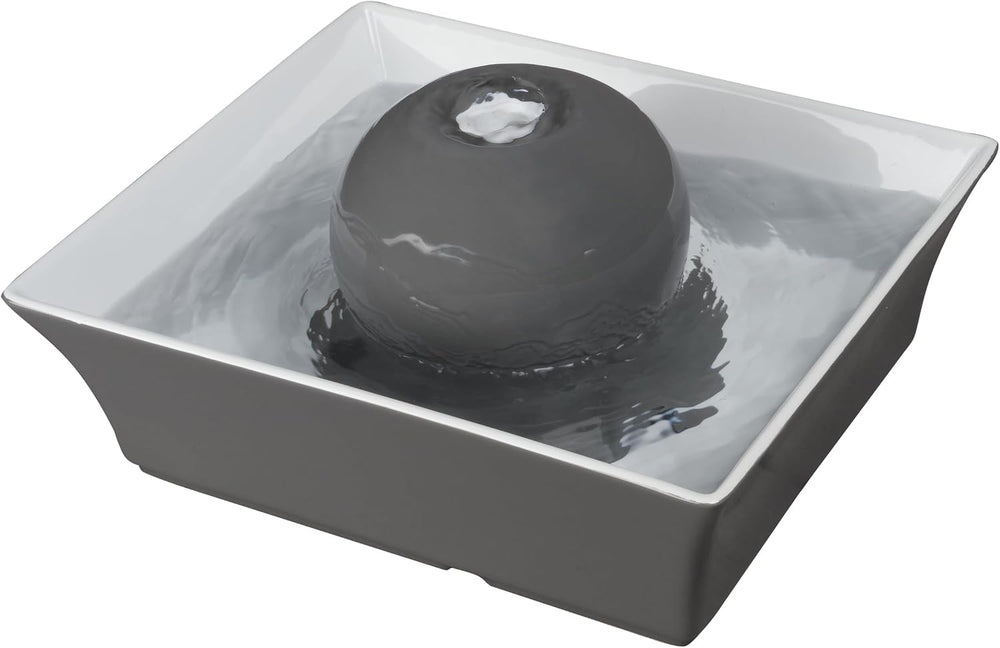 PetSafe Drinkwell Ceramic Pet Water Fountain, Cats & Dogs, Quiet, 70 oz