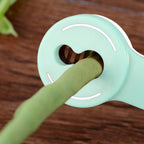 2Pcs Multifunction Bean Slicer, Stainless Steel Snow Bean Green Bean French Bean Cutter Long Bean Shredder Stringer Kitchen Tool