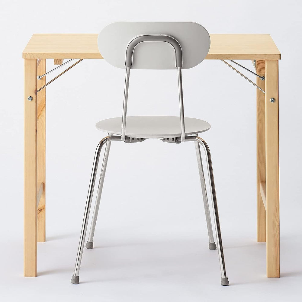 MUJI 18499441 Folding Pine Wood Table, (W x D x H): 31.5 x 19.7 x 27.6 inches...