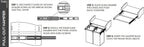 TAG Hardware Full Extension Pullout Laundry Hamper with Removable Bag(s) Matt Aluminum (18" Width - 1 removable large bag)
