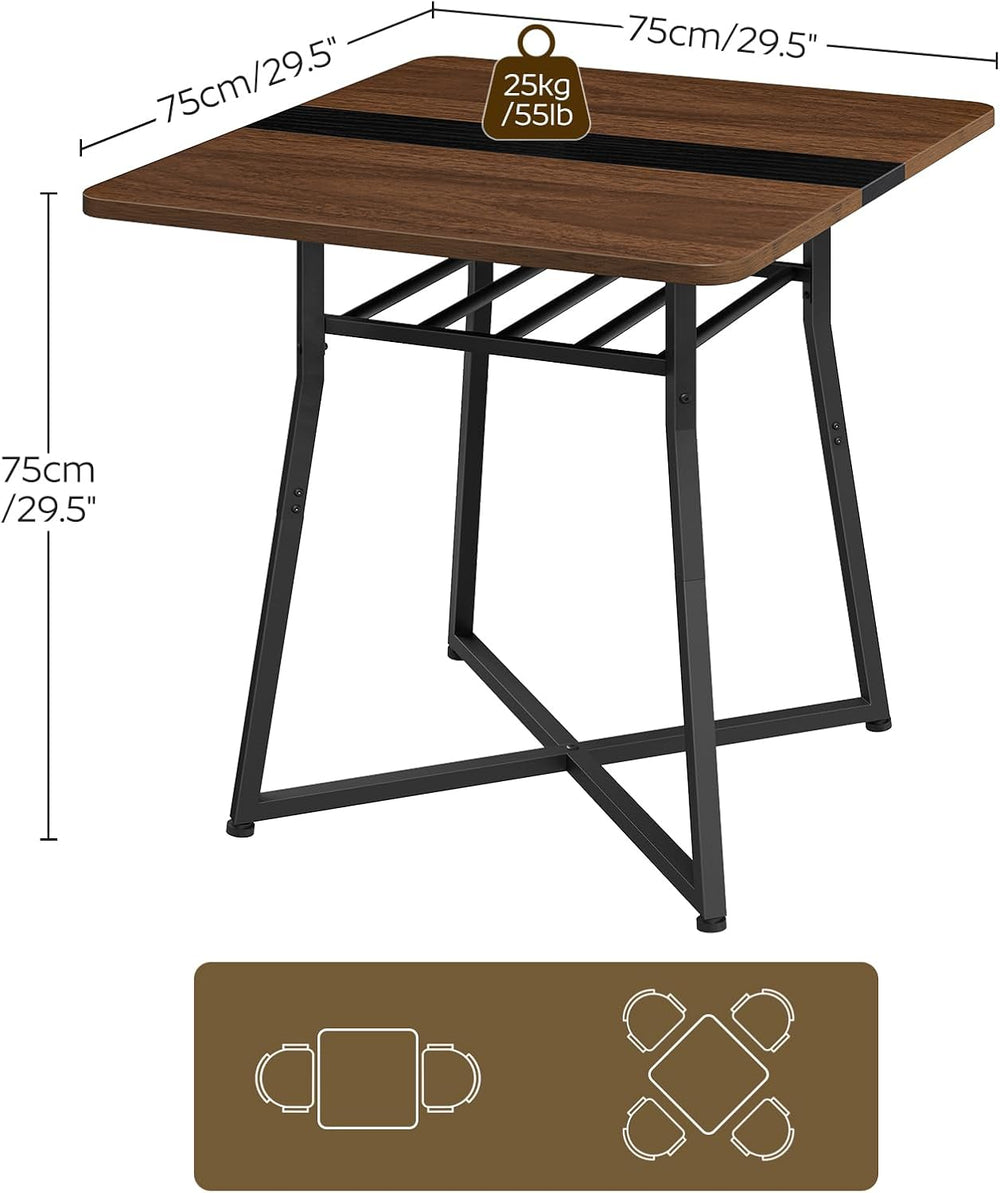 YATINEY Dining Table, 29.5'' Kitchen Table, Dining Room Table with Wi...