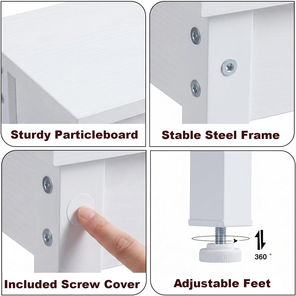 Small Console Table with Shelf Little Narrow Entryway Table Skinny Thin High ...