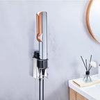 Hair Straightener Holder Wall Mounted, Hair Tool Organizer Stainless Steel, Adhesive Flat Iron Holder, Straighteners Holder for Bathroom Barber Shops Vanity (Silver)