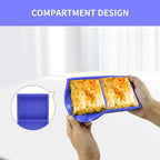 4 Pcs Silicone Tray Dividers for Harvest Right Freeze Dryer,Silicone Food Molds for Harvest right freeze dryer accessories，Reusable Dryer Food Freezer Trays (Purple,8 Cavities)