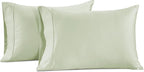 LANE LINEN Pillow Case Covers King Set of 2 100% Egyptian Cotton Sateen Soft Cool & Smooth 1000 Thread Count Cases - Mineral