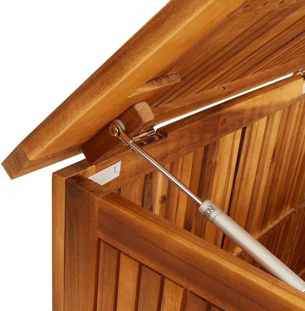 Wood Garden Backyard Organization, Wooden Garden Storage Box for Patio Furnit...