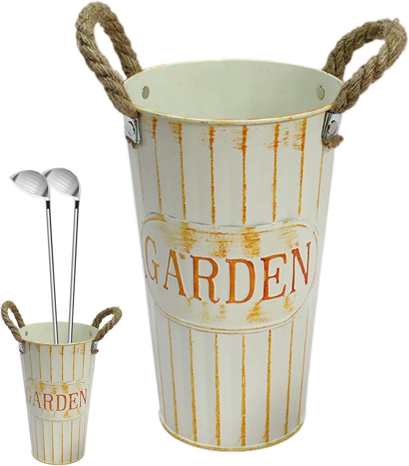 Anti?Rust Metal Frame With Drip Tray - Space?Saving Umbrella Bin Holder For Entryway Indoor Outdoor Use | Stylish Umbrella Stand Organizer With Basket Design, Vertical Storage For Wet Umbrellas