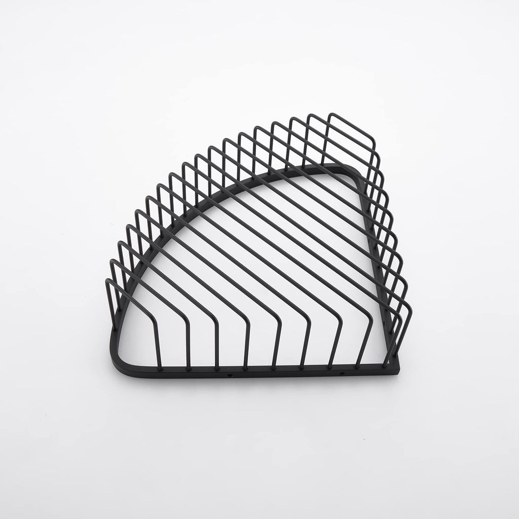 Bathroom Shower Caddy Corner Shelf Basket, Ultra Sturdy Rust-Proof Stainless Steel Shelf Organizer, Wall Mounted Storage Rack, Matte Black