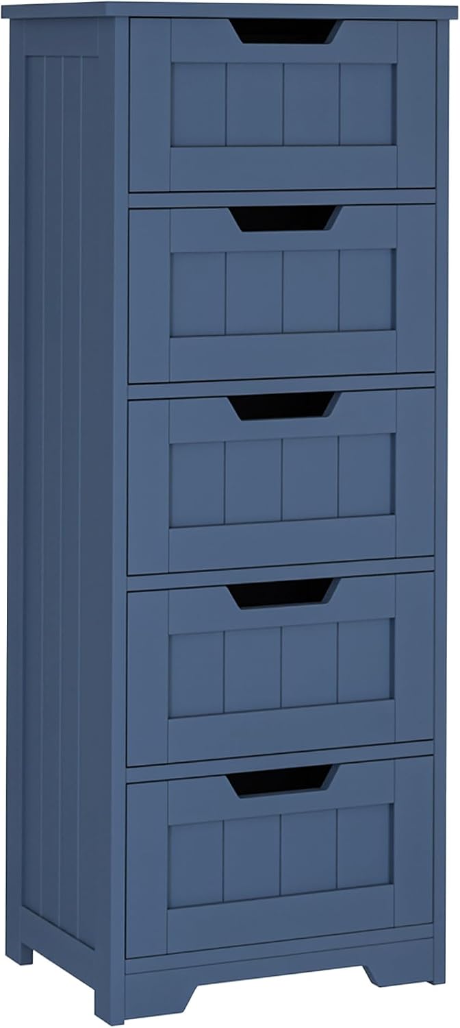 TTVIEW Bathroom Cabinet, Bathroom Storage Cabinet with 5 Drawers, Bathrooms O...