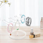 Bigfety Bracelet Holder Organizer, Acrylic Bracelet Display Stand for Women