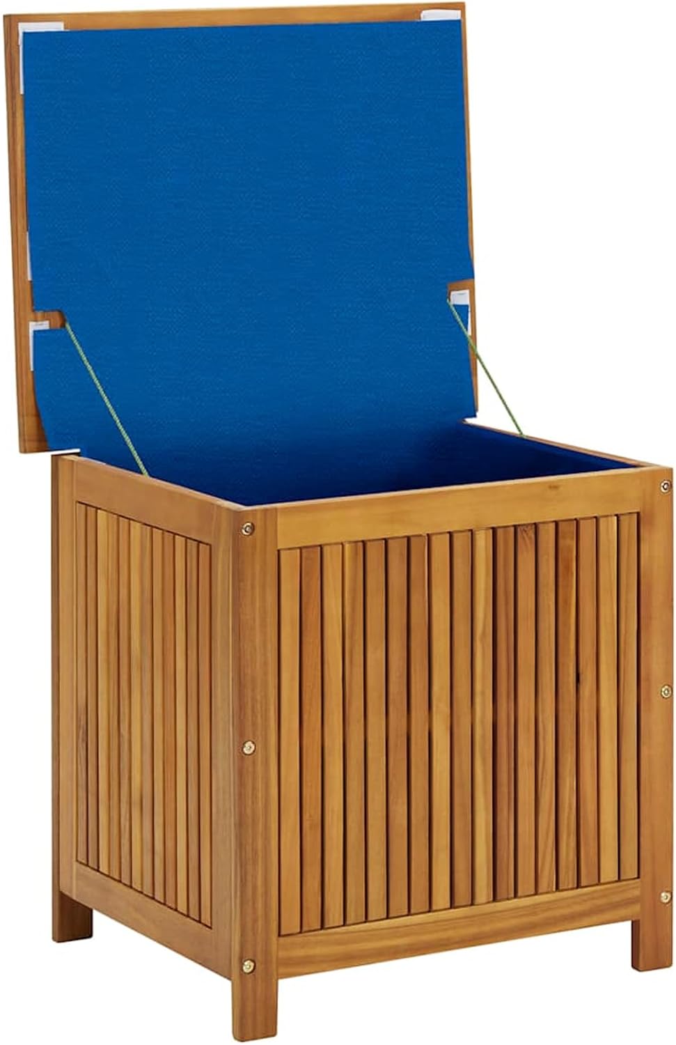 Gecheer Wooden Storage Box, Garden Storage Bench with Water-Resistant Bag, 60...