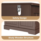Gizoon 71" Tall Kitchen Pantry Cabinet with Doors and Adjustable Shelves, Pantry Storage Cabinet with Drawer for Small Kitchen Bathroom Laundry Room, Painted Dark Brown