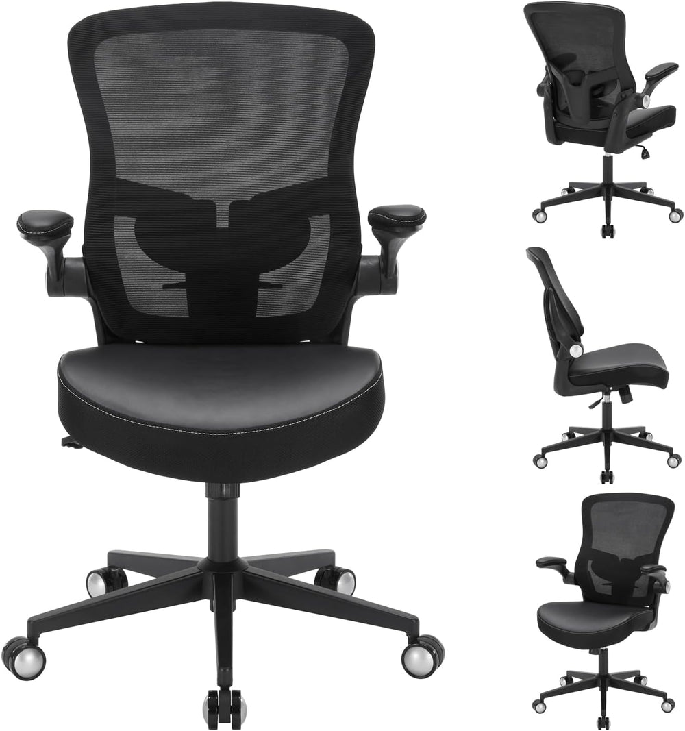 Heavy Duty Office Chair, 400lbs Ergonomic Desk Office Chair for Heavy People,...