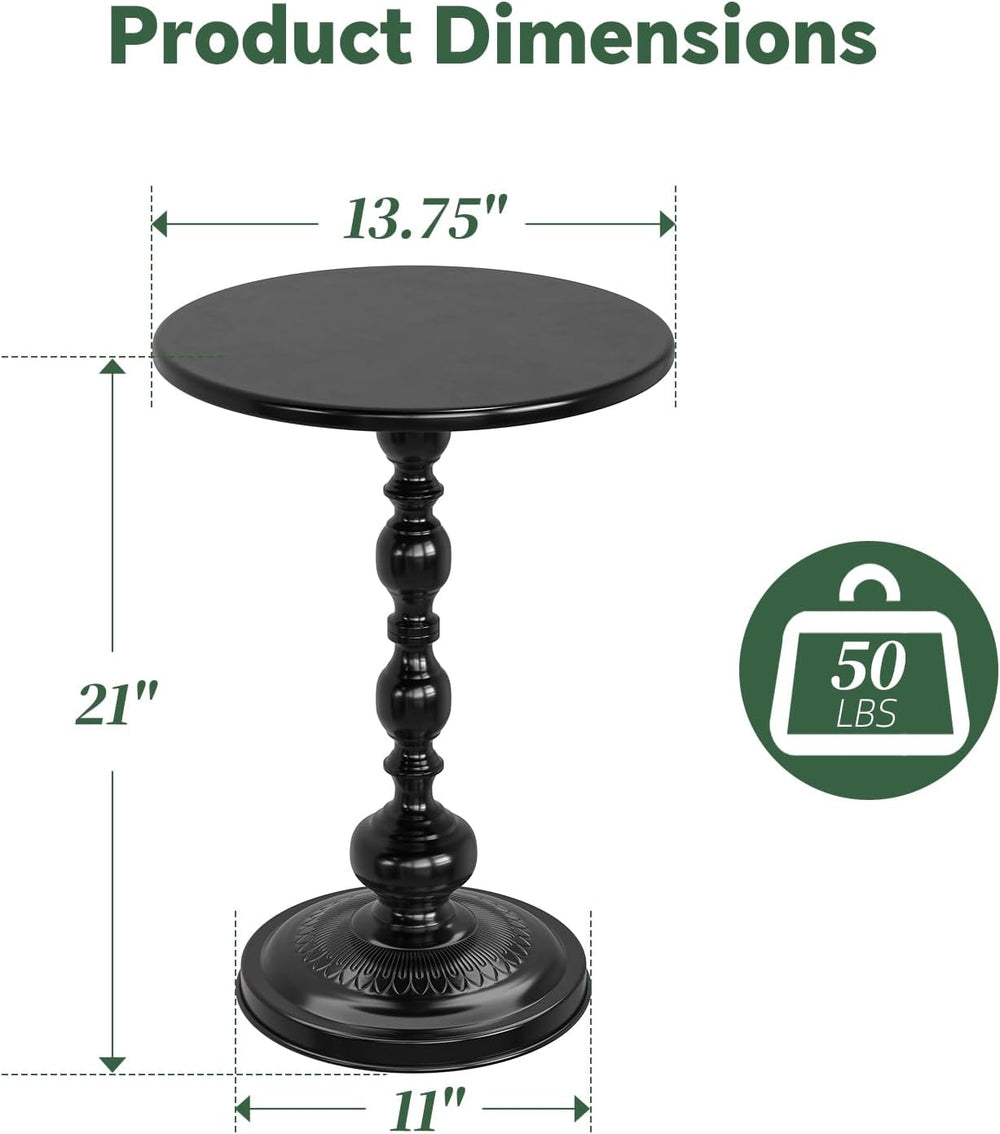 Simple Trending Small Side Table, Round Drink Table End Table, Sofa Table TV ...