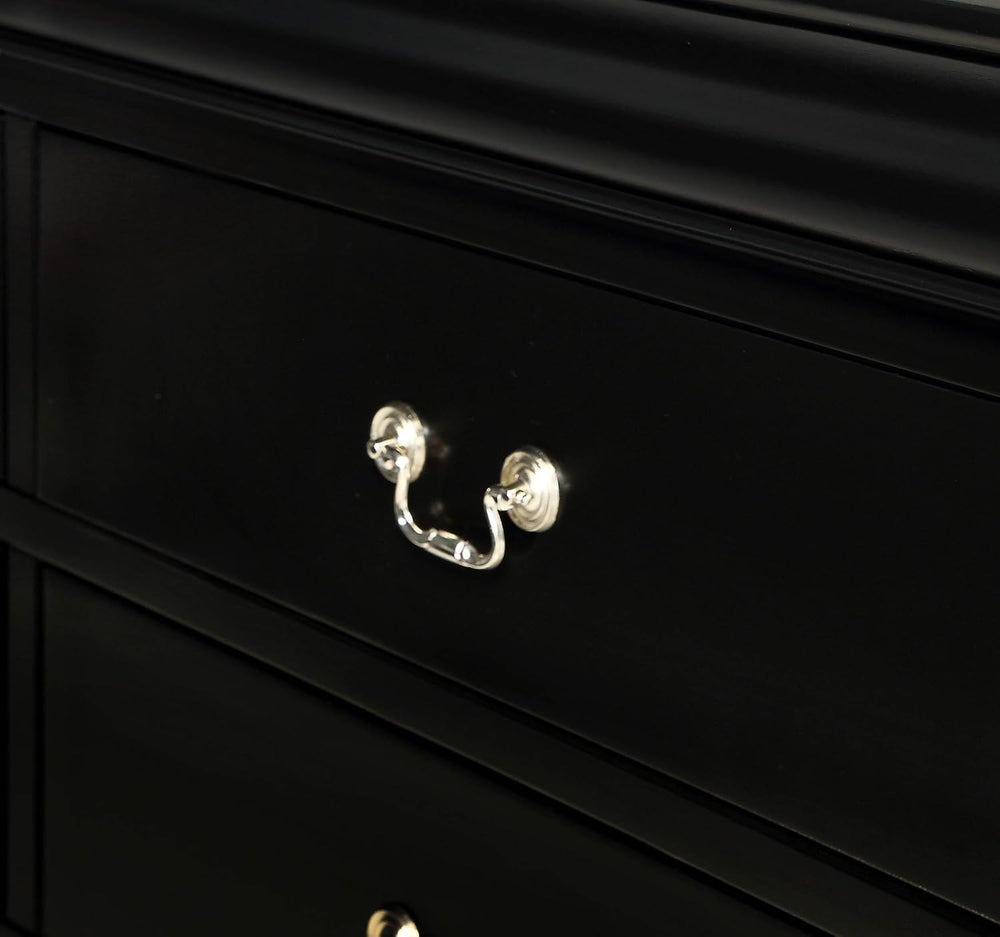 Two Drawers Nightstand Contemporary & Simple Style,for Small Spaces