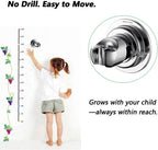 BOPai Suction Cup Shower Head Holder for Handheld Shower – No Drill, For Smooth Surfaces Only, Vertical Mount Only, Chrome
