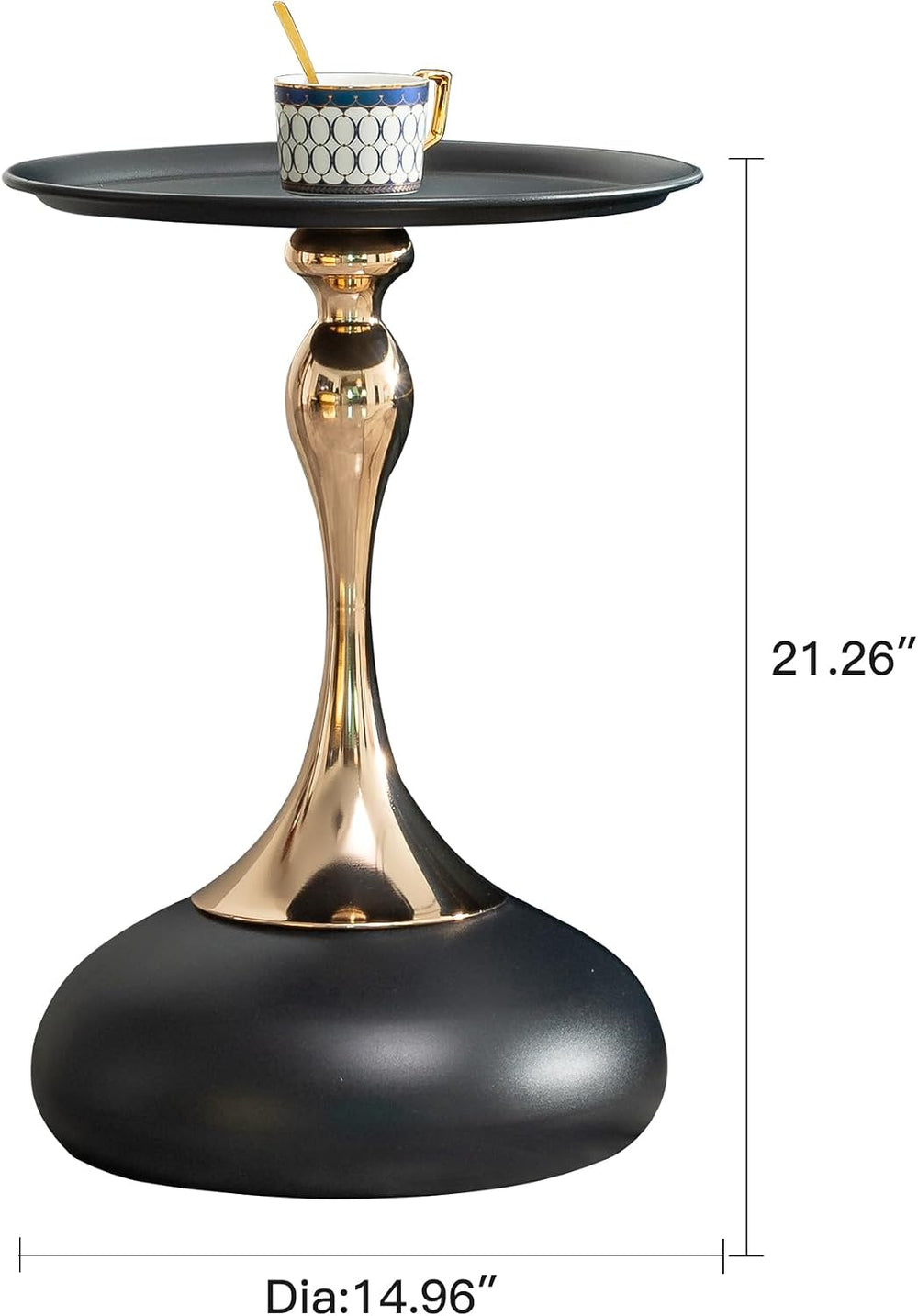 End Tables, Small Round Side Table Corner Drink Tables Small Coffee Table Coc...