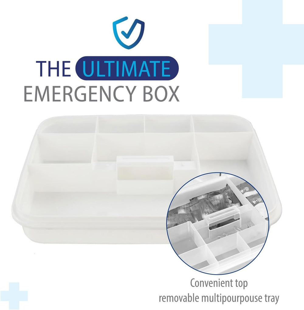 Deke Home - Portable First Aid & Medicine Organizer Box with Handle – Pla...