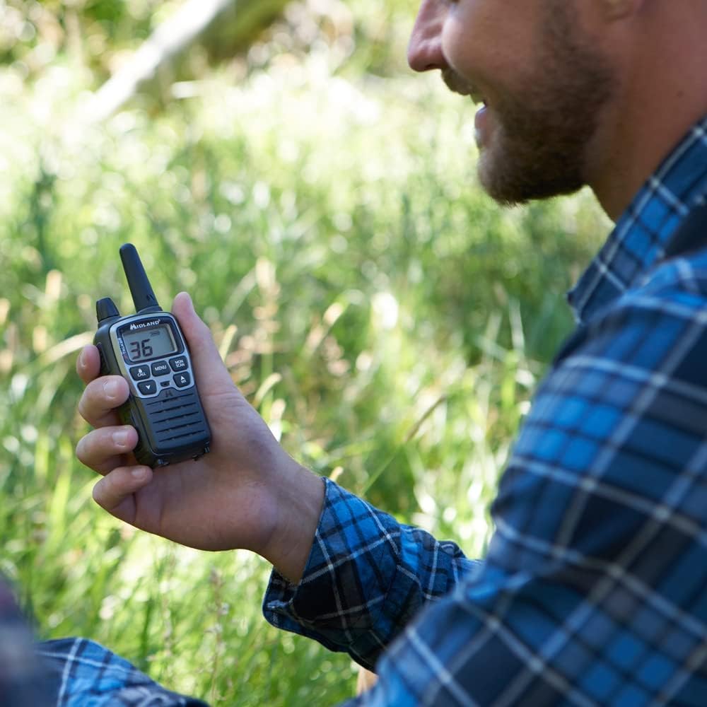 Midland T77VP5 X-Talker FRS Walkie Talkie, Black