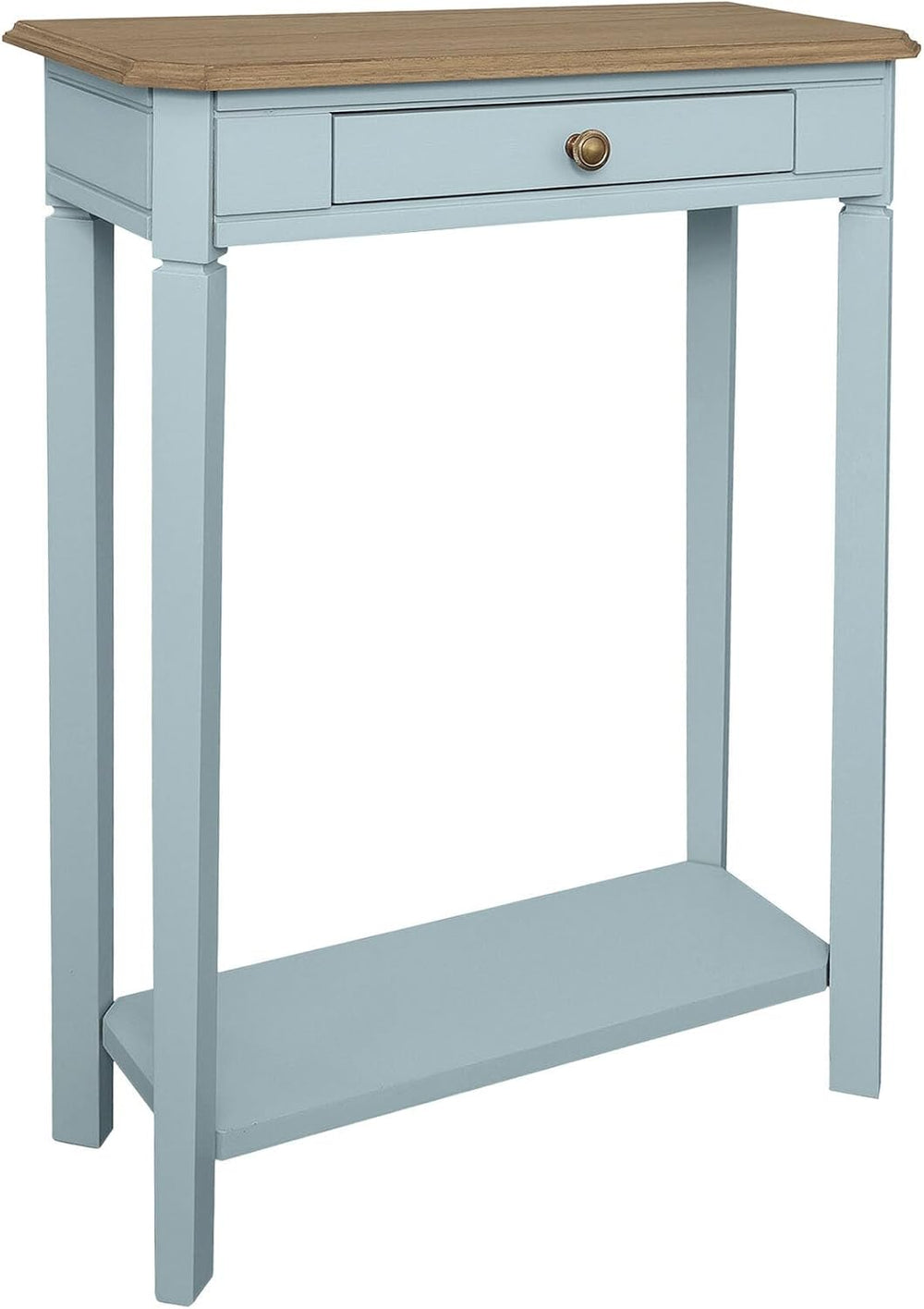 East at Main Marnie Blue Narrow Console Table for Entryway with Drawer | 23.7...