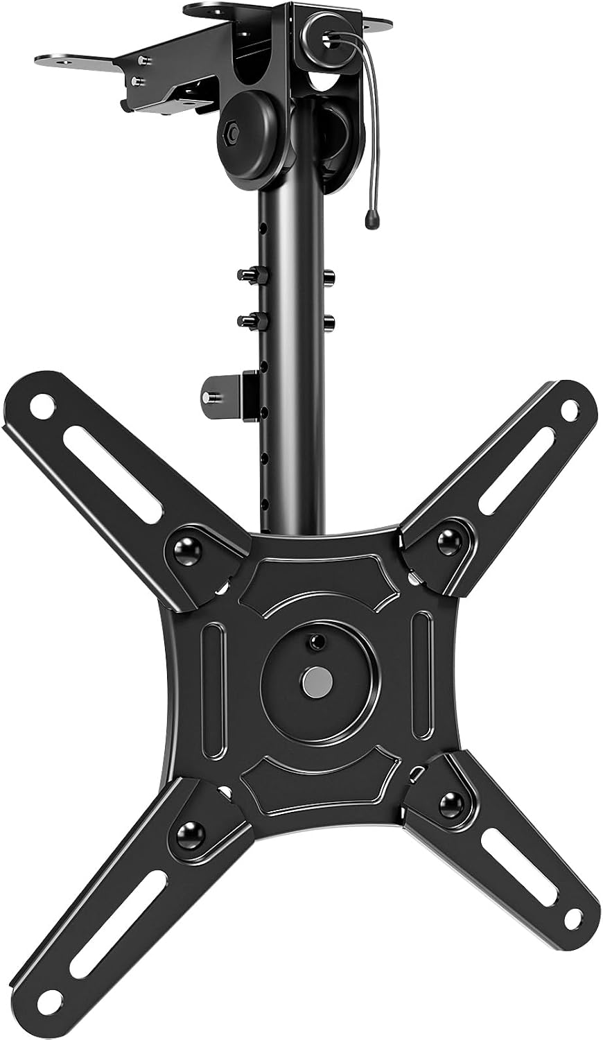 ELIVED Flip Down Ceiling TV Mount for Most 14-40 Inch TVs, 360° Swivel | Flod...
