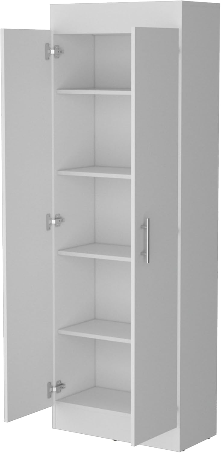 23.6" D*11.9" W*66.8" H Freestanding Kitchen Pantry with 4 She...
