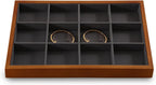 Wood Jewelry Organizer, Grey Jewelry Organizer, Premium Jewelry Tray For Watch, Bangle