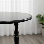 Fenteer Table Round Side Table End Telephone Table with Rubber Wood Frame and Lower Storage Shelf Baked Paint Finish for Easy Cleaning Suitable, White, 48-48-61cm
