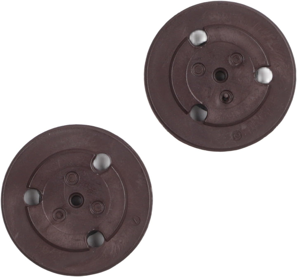 Spindle Hub CD Holder Replacement and Console, Black Motor Turntable Bracket with Beads Stable Disc Playback, Compatible with Systems(2PCS)
