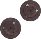 Spindle Hub CD Holder Replacement and Console, Black Motor Turntable Bracket with Beads Stable Disc Playback, Compatible with Systems(2PCS)