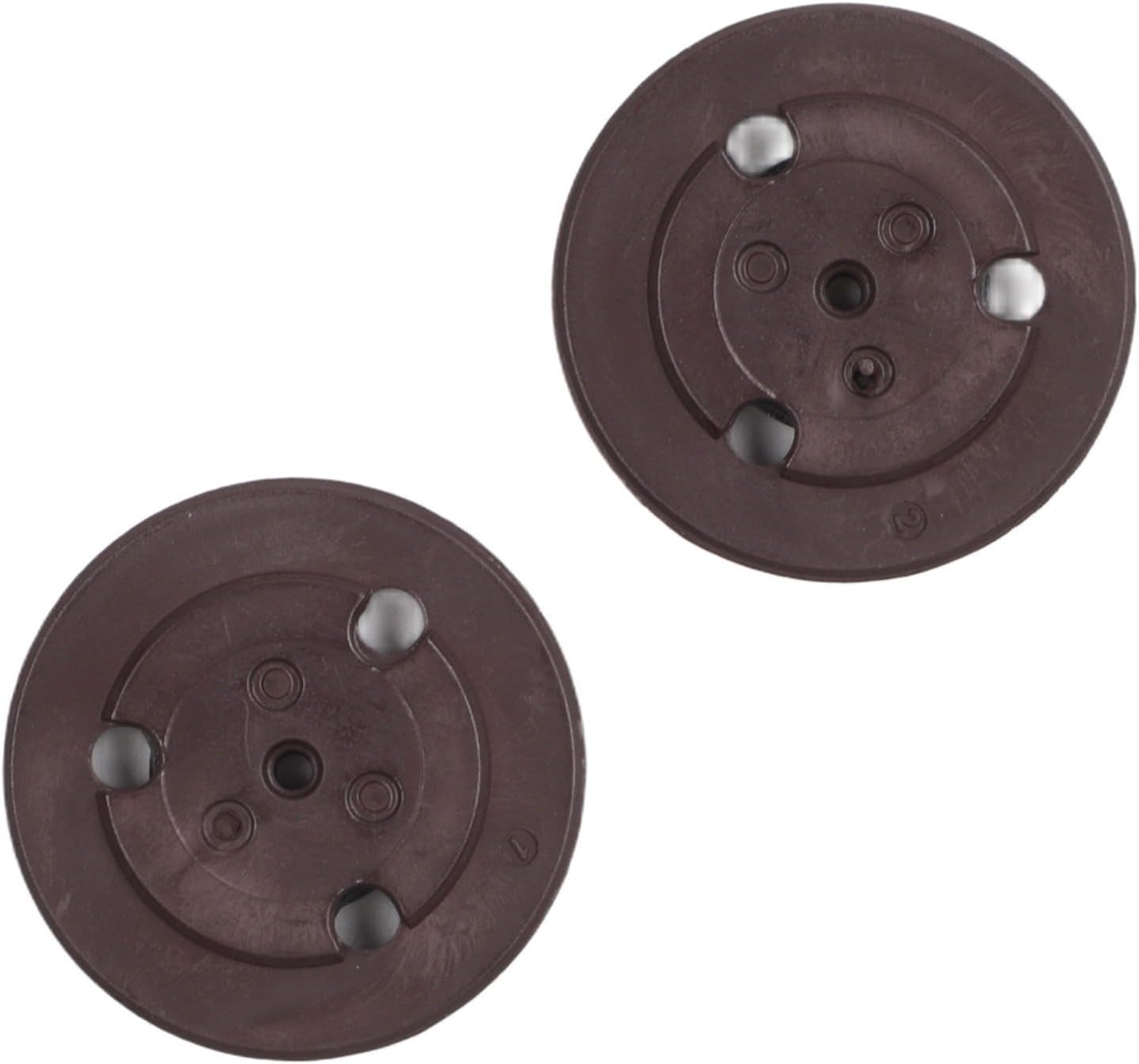 Spindle Hub CD Holder Replacement and Console, Black Motor Turntable Bracket with Beads Stable Disc Playback, Compatible with Systems(2PCS)