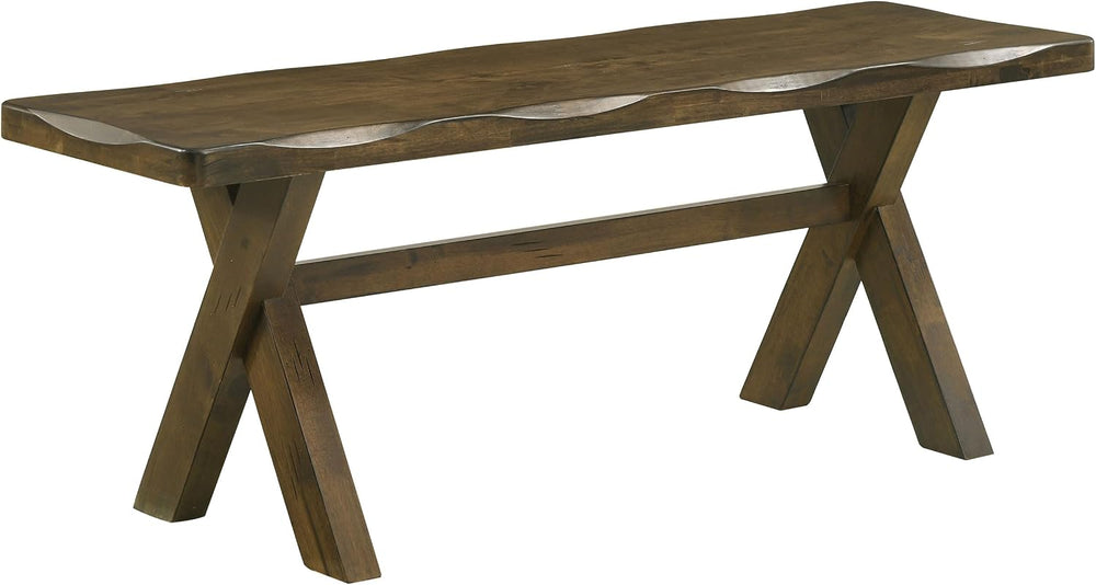 Coaster Home Furnishings - Alston - 47-Inch Solid Wood Dining Bench - Rustic ...