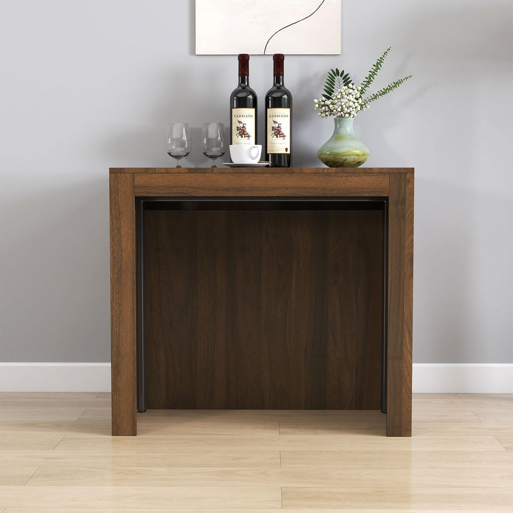 Modern Extendable Dining Table with Built-in Outlet – Seats 2 to 12 People, S...