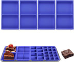 4 Pcs Silicone Tray Dividers for Harvest Right Freeze Dryer,Silicone Food Molds for Harvest right freeze dryer accessories，Reusable Dryer Food Freezer Trays