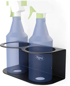 Koova 2 All-Purpose Spray Bottle Holder | Easy Install Wall Mount Hardware Included | Heavy-Duty Powder Coated Steel Storage Rack for Garage And Home | Craft Workspace Paint Bottle Organizer USA Made
