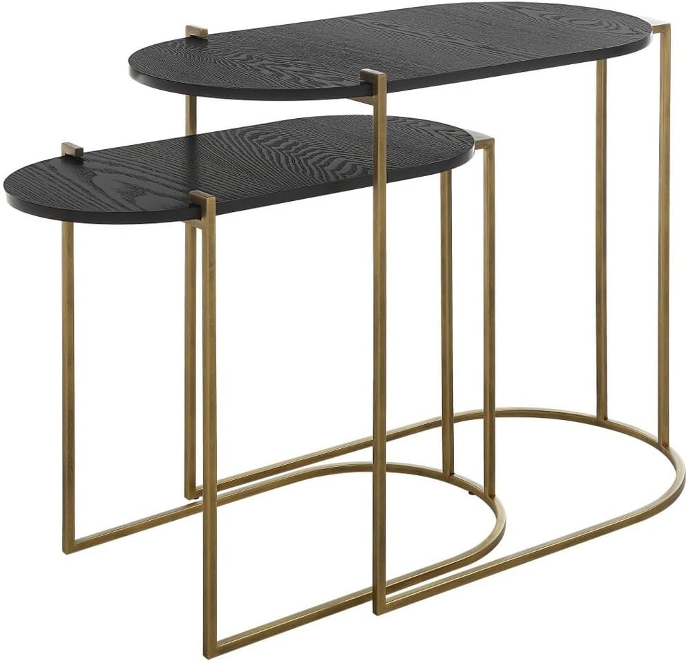 Aztec - Nesting Table (Set of 2)-22 Inches Tall and 26.5 Inches Wide