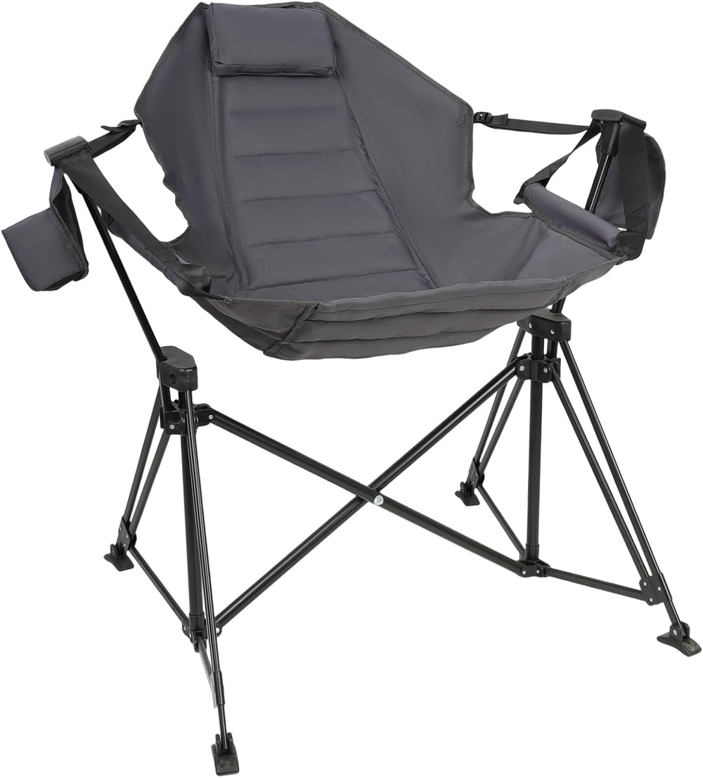 Hammock Camping Chair Folding 350lbs Foldable Portable Rocking Chairs for Adu...
